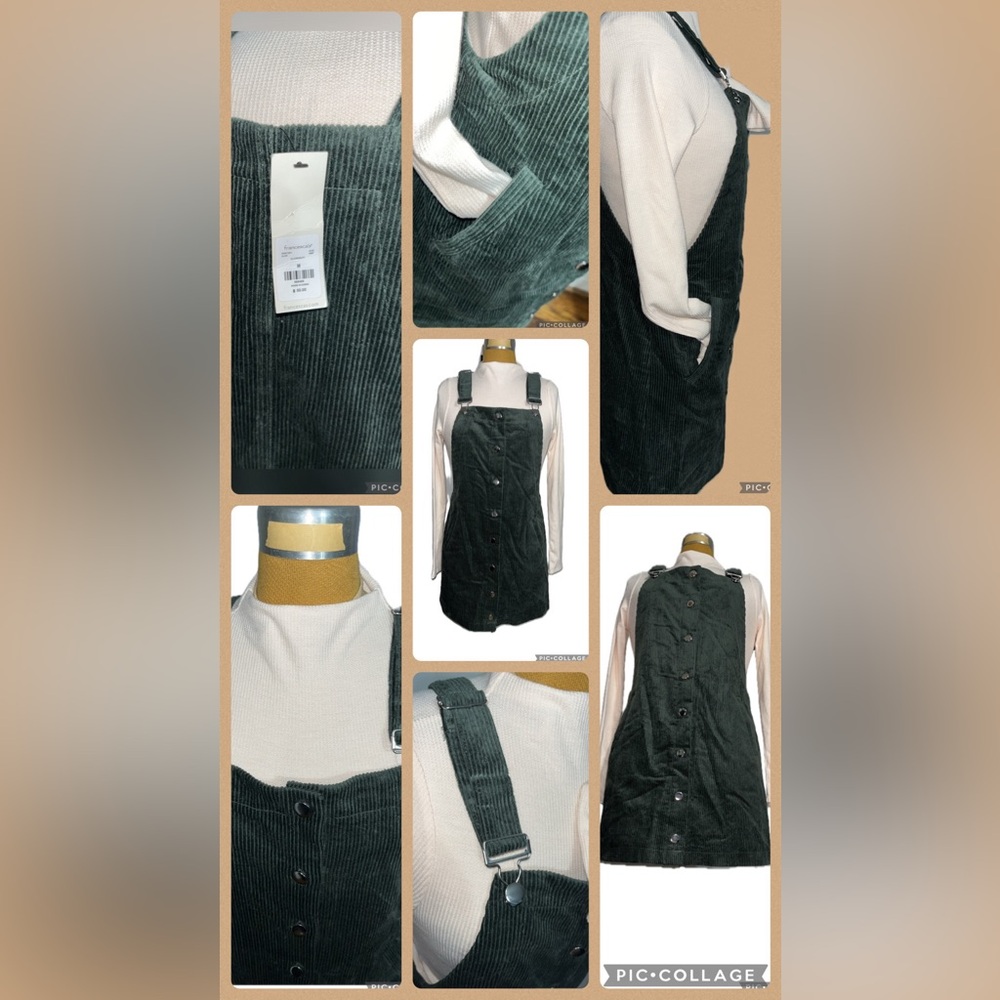 Francesca’s Jessie Corduroy Overall Dress